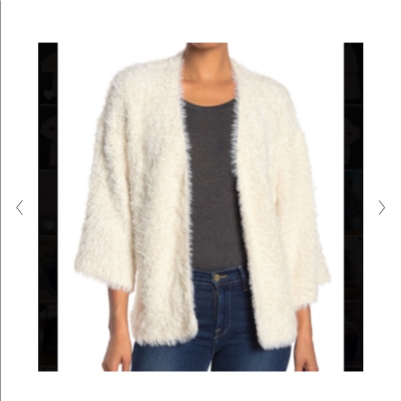 Catherine Malandrino ribbon& eyelash knit cardigan - Picture 3 of 16